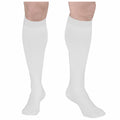 White XL Truform Surgical Stockings, 18 mmHg Compression for Men and Women, Knee