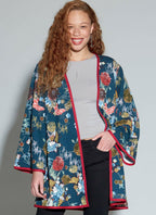 McCall's M7817 Women's V-Neck and Bell Sleeve Jacket Sewing Patterns by Khaliah