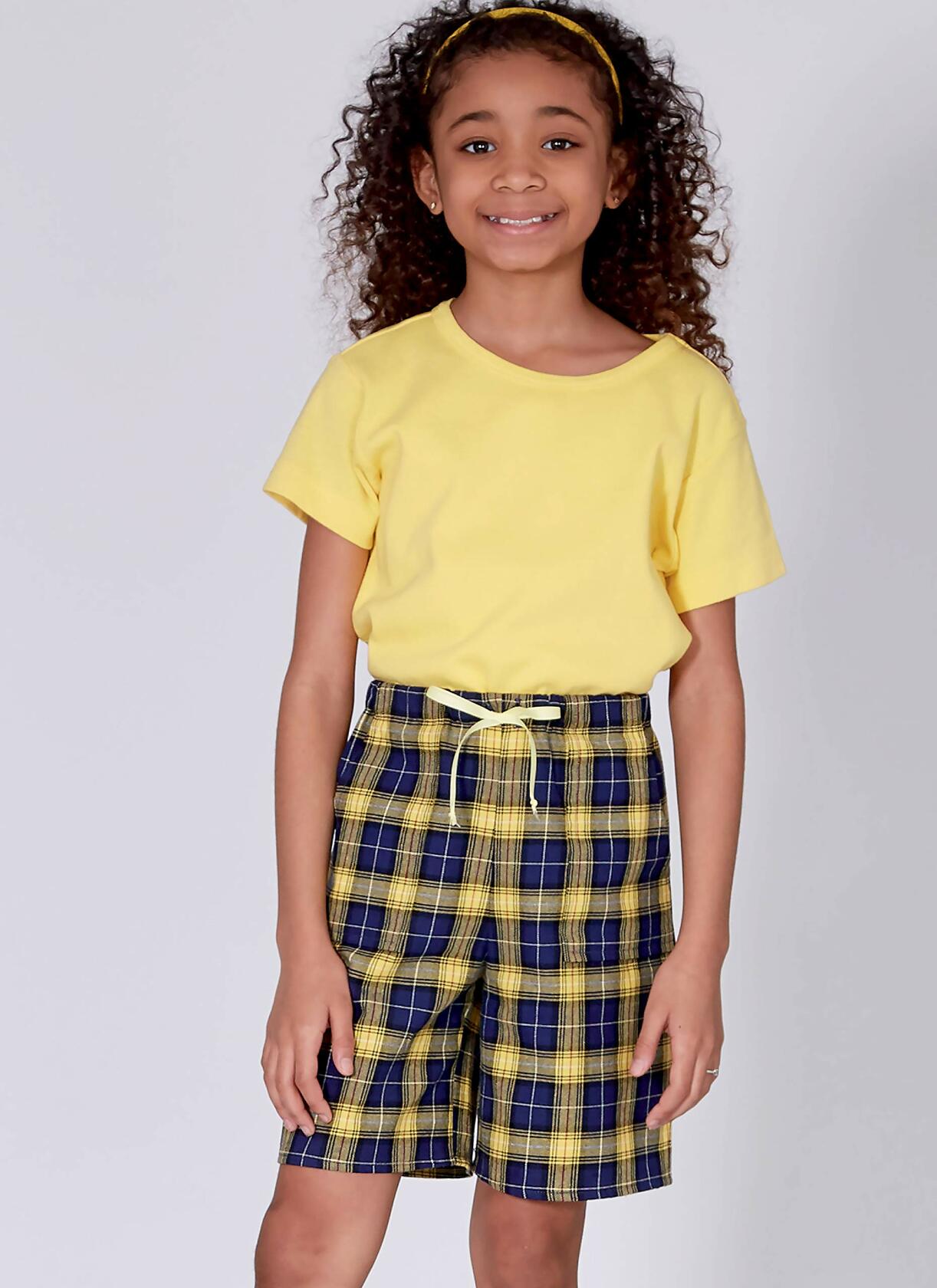 McCall's M7966CCE Learn Girl's Shorts and Pants Sewing Patterns, Sizes 3-6,