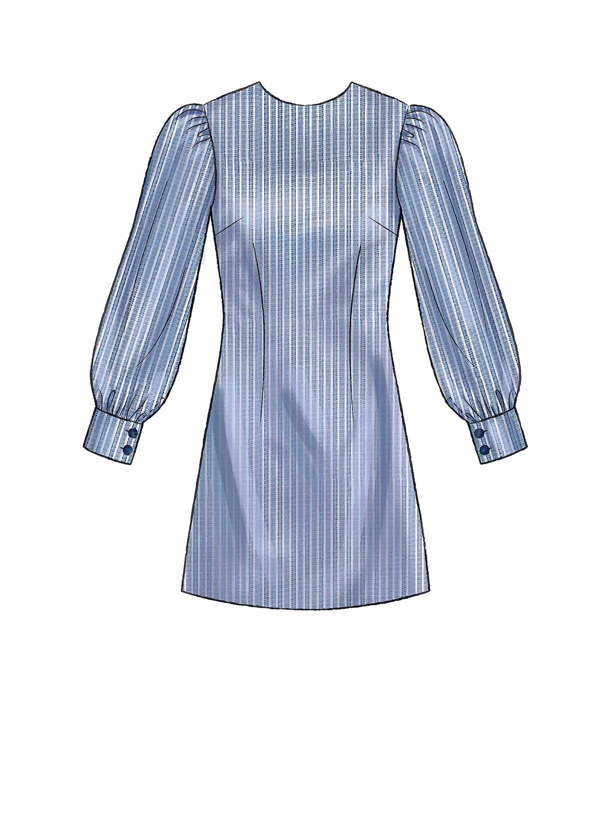 McCall's Women's Unlined Fitted Dress Sewing Patterns, Plus Sizes 18W-24W,