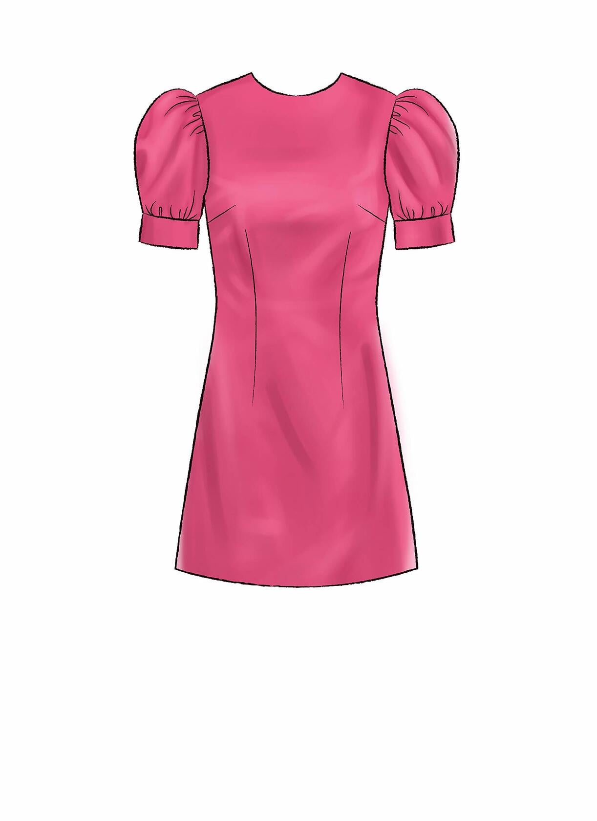 McCall's Women's Unlined Fitted Dress Sewing Patterns, Plus Sizes 18W-24W,