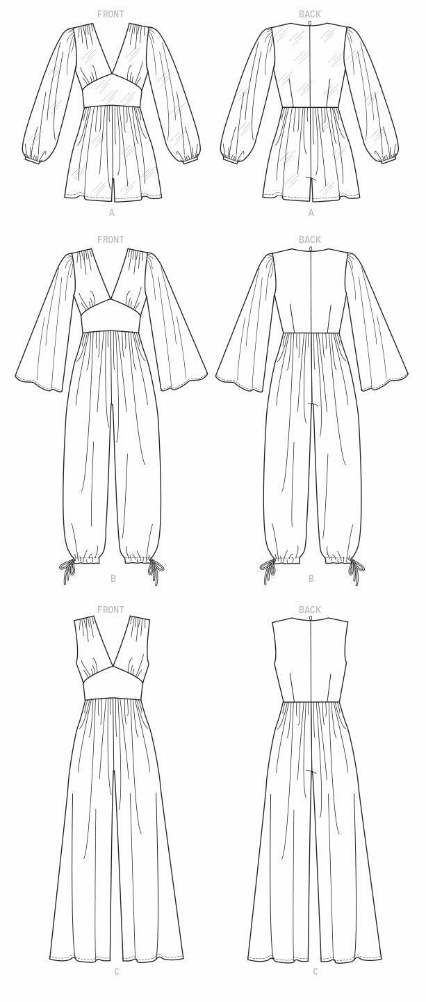 McCall Pattern Company McCall's Women's Jumpsuit and Romper Sewing Patterns,