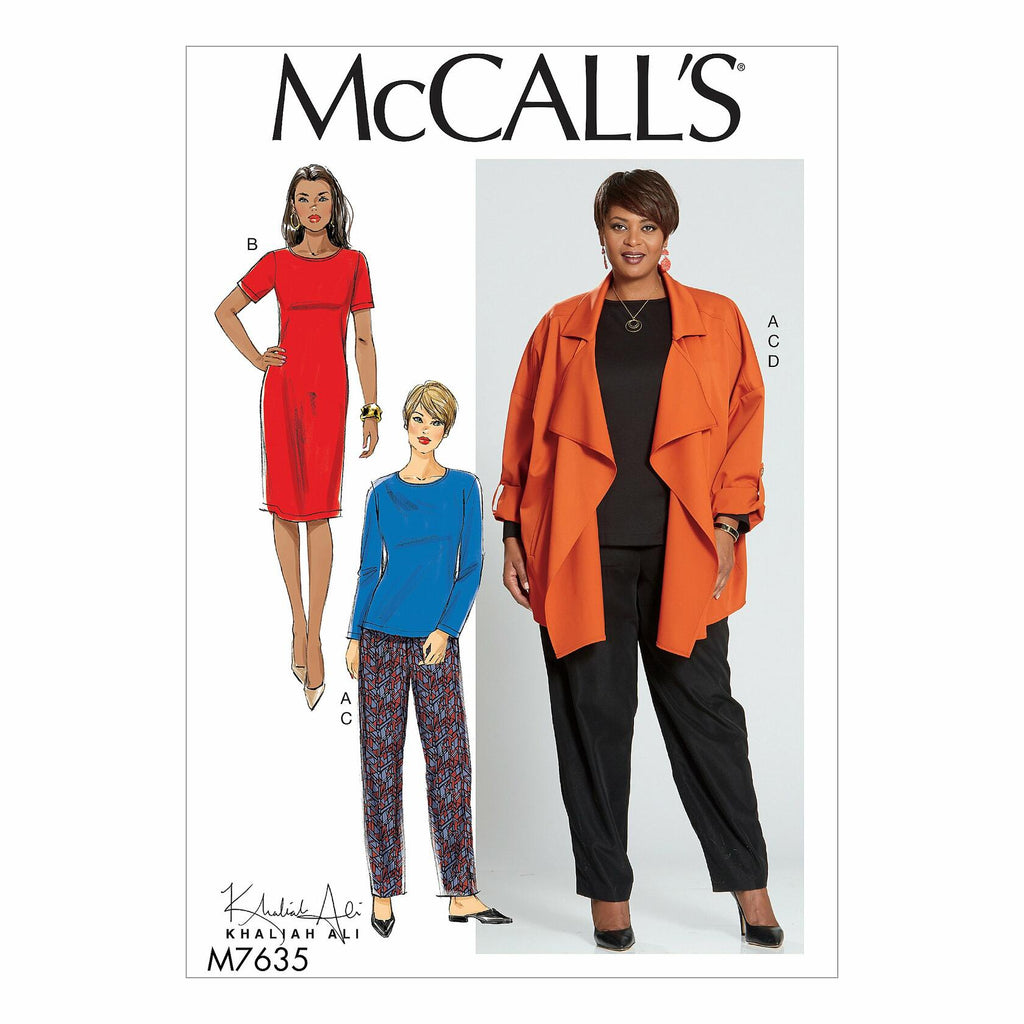 McCall Patterns Misses/Women's Top/Dress/Pants and Jacket