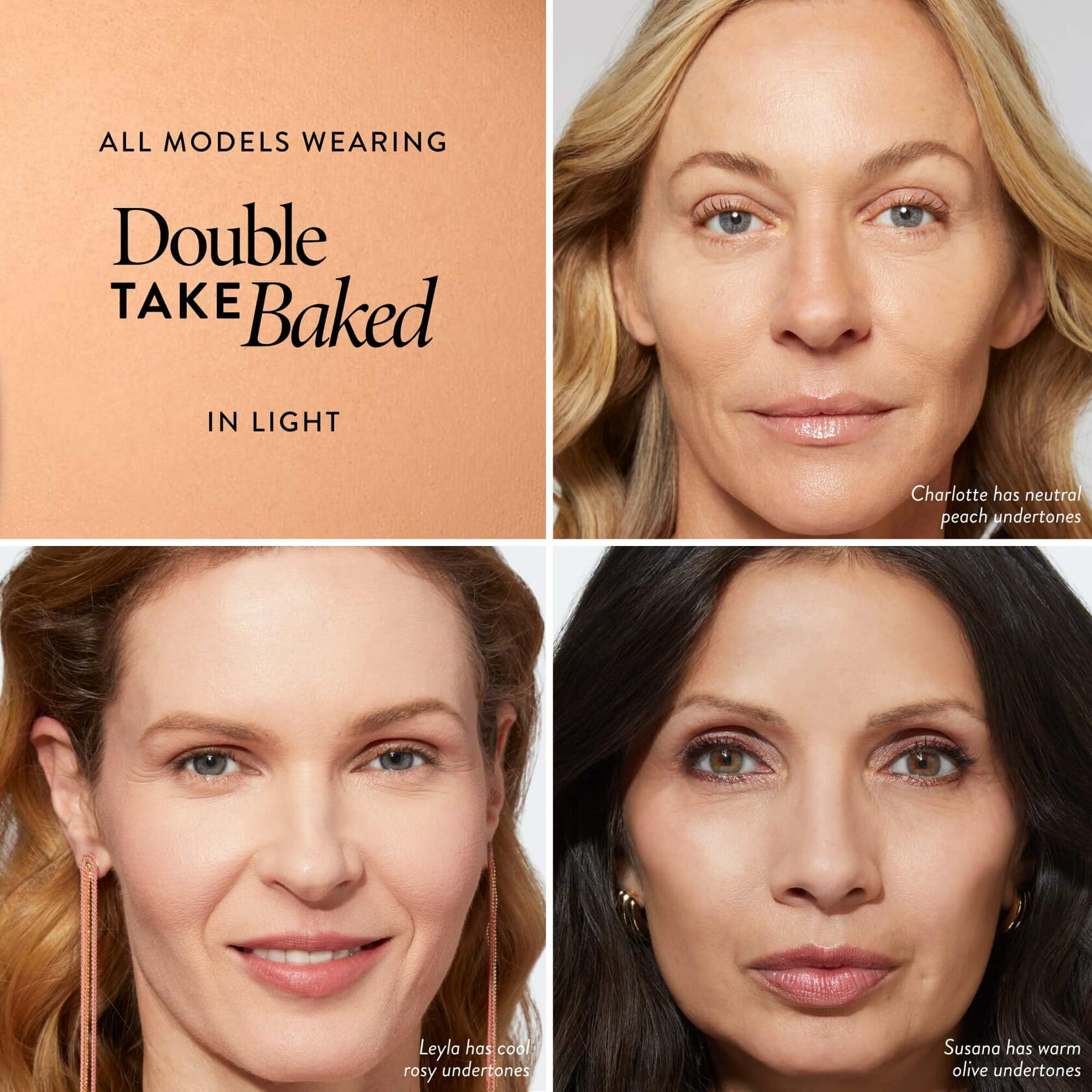LAURA GELLER NEW YORK Baked Double Take Powder Foundation - Light - Buildable