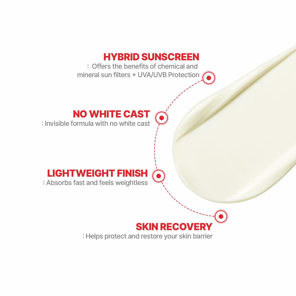 Cell Fusion C Laser UV Defense Face Sunscreen SPF 50, PDRN & 6 Ceramides, Broad