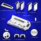 PS5/Slim/Pro Cooling Station for PS5 Disc & Digital Console, PS5 Stand Cooling