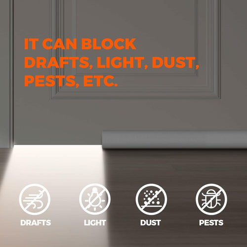 Holikme Door Draft Stopper Door Sweep Weather Stripping Noise Blocker Window