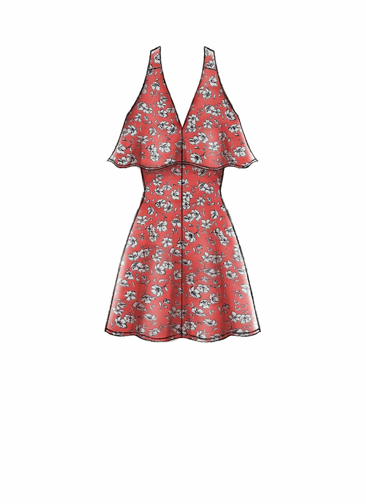 McCall Pattern McCall's Women's Jumpsuit and Dress, Sizes 6-14 Sewing Pattern,