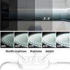dalattin White LED Strip Lights, 20ft Dimmable Super Bright 24V Led Tape Light