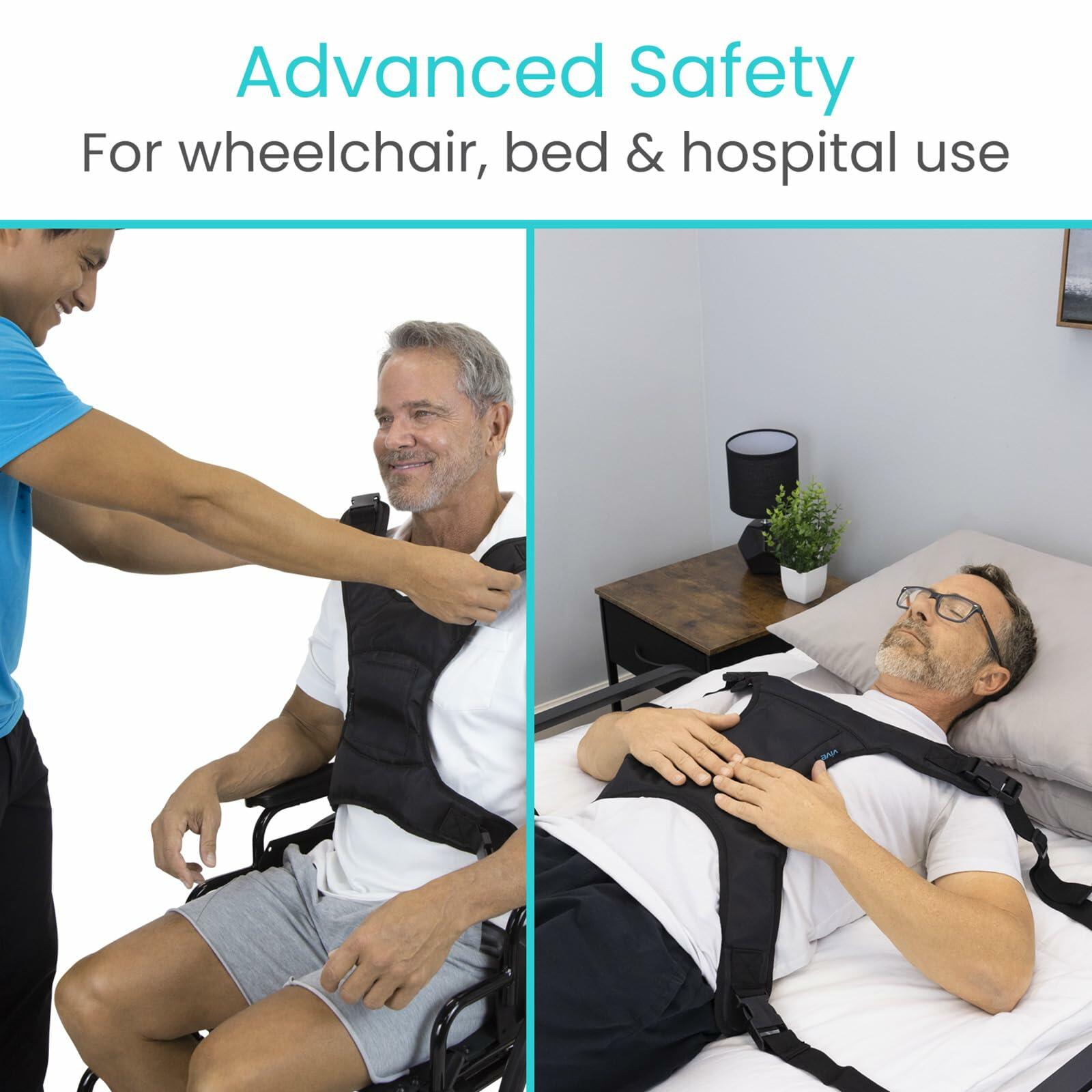 Vive Wheelchair Harness for Adults - Wheelchair Seat Belt - Safety Belt for