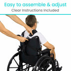 Vive Wheelchair Harness for Adults - Wheelchair Seat Belt - Safety Belt for