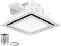 JOANAJO Bathroom Exhaust Fan with LED Light Ceiling Mount Ventilation Fan 120