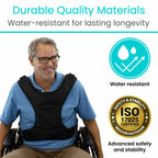 Vive Wheelchair Harness for Adults - Wheelchair Seat Belt - Safety Belt for