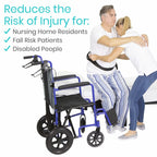 Vive Gait Belt (300lbs) Transfer Belt with Handles - Medical Nursing Safety