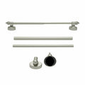 WL.Rocaille Magnetic Curtain Rods for Metal Doors and Window, Multi-Use