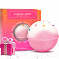 Birthday Cake Bath Bombs for Women Girls & Kids - Relaxing Pink Bubble Bath Bomb