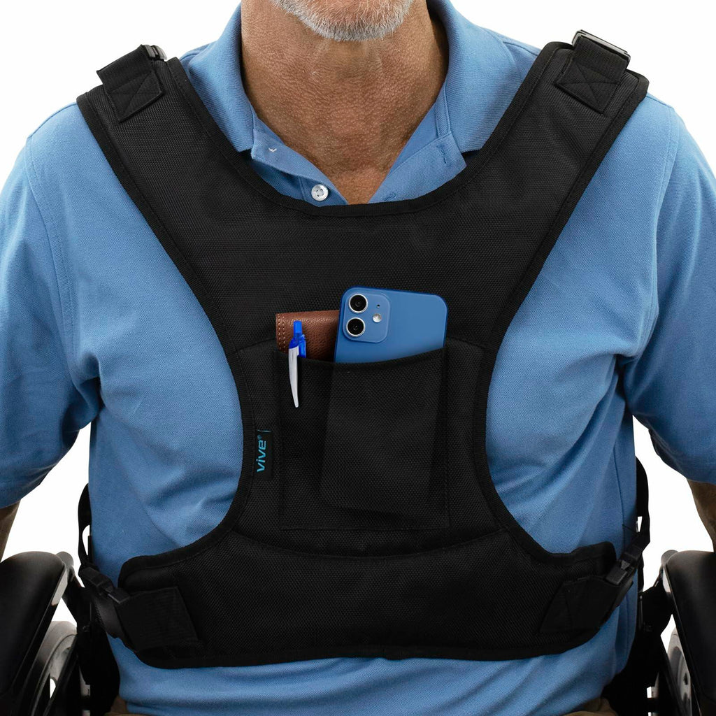 Vive Wheelchair Harness for Adults - Wheelchair Seat Belt - Safety Belt for