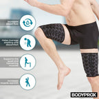 Thigh Compression Sleeve (1 Pair), Hamstring Compression Sleeve for Men and