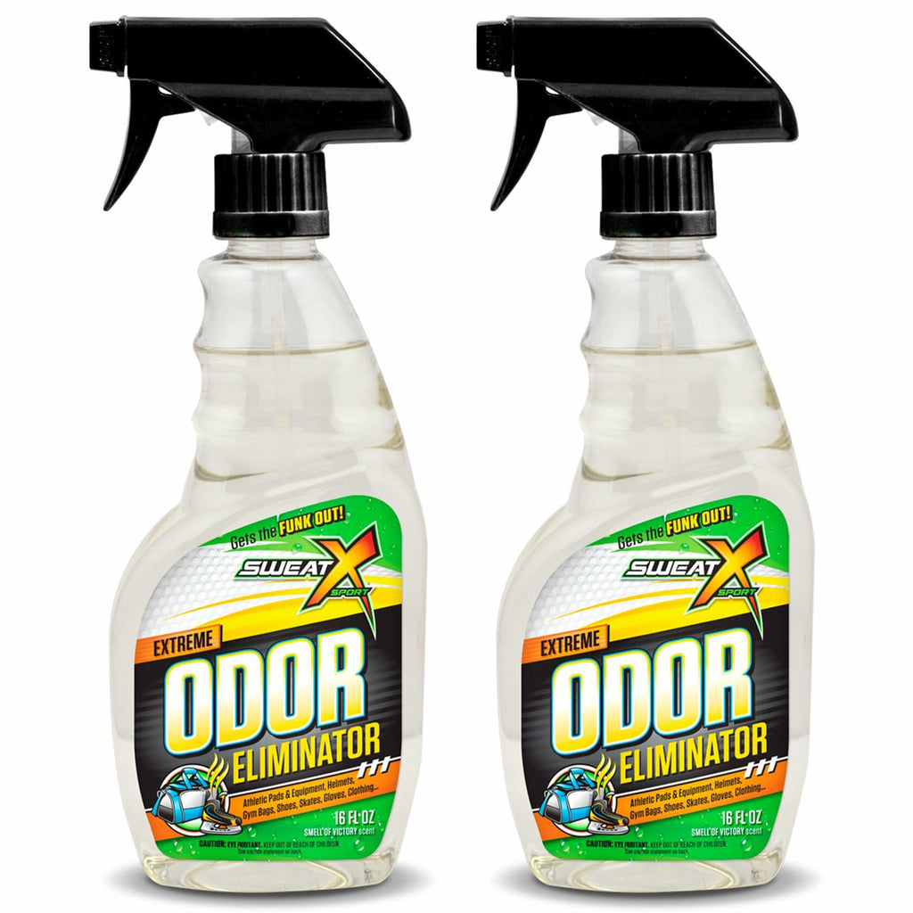 2 Pack SweatX Extreme Odor Spray - Multipurpose No-Wash Deodorizer - Ideal for