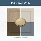 Franklin Brass Francisco Acrylic Bar (5-Pack) Gold Cabinet Handles 3-3/4' Hole