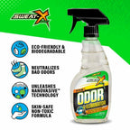 2 Pack SweatX Extreme Odor Spray - Multipurpose No-Wash Deodorizer - Ideal for