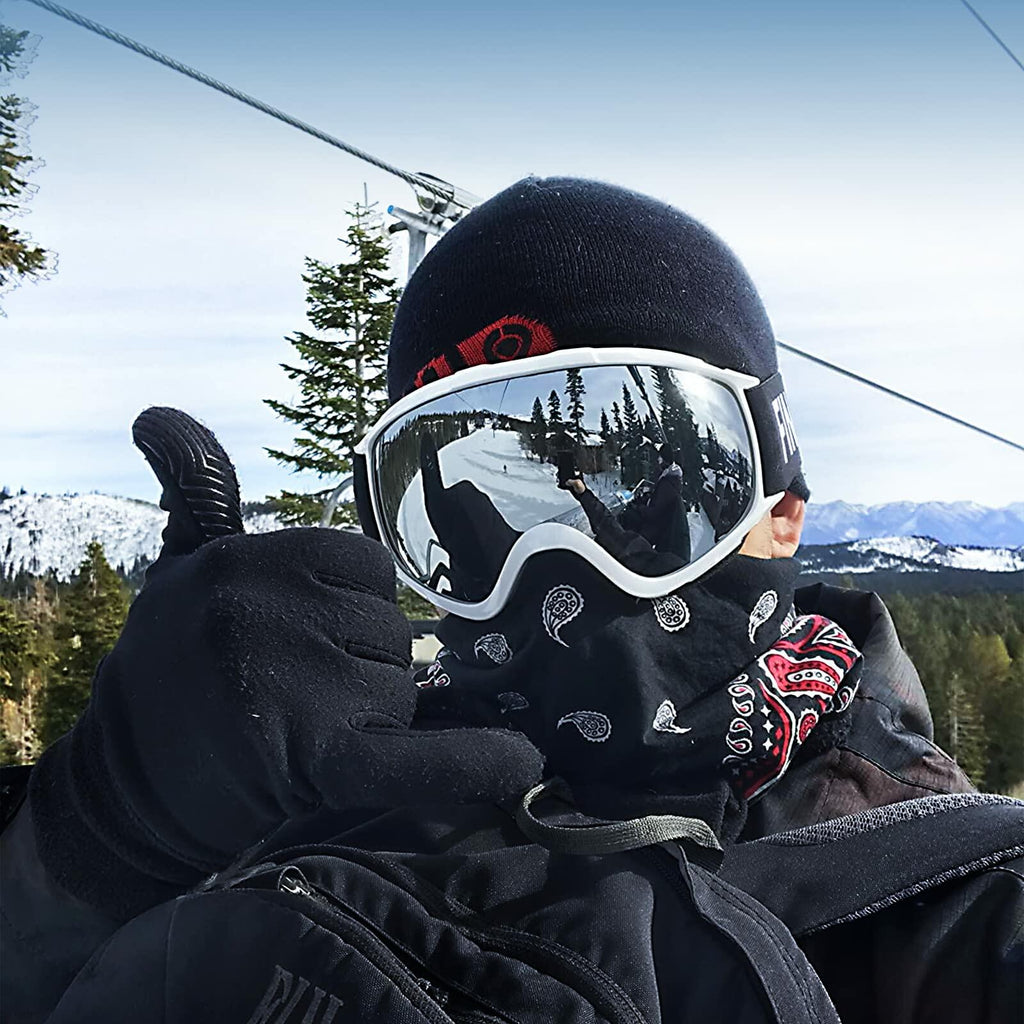 findway Ski Goggles OTG - Over Glasses Snow/Snowboard Goggles for Men, Women &
