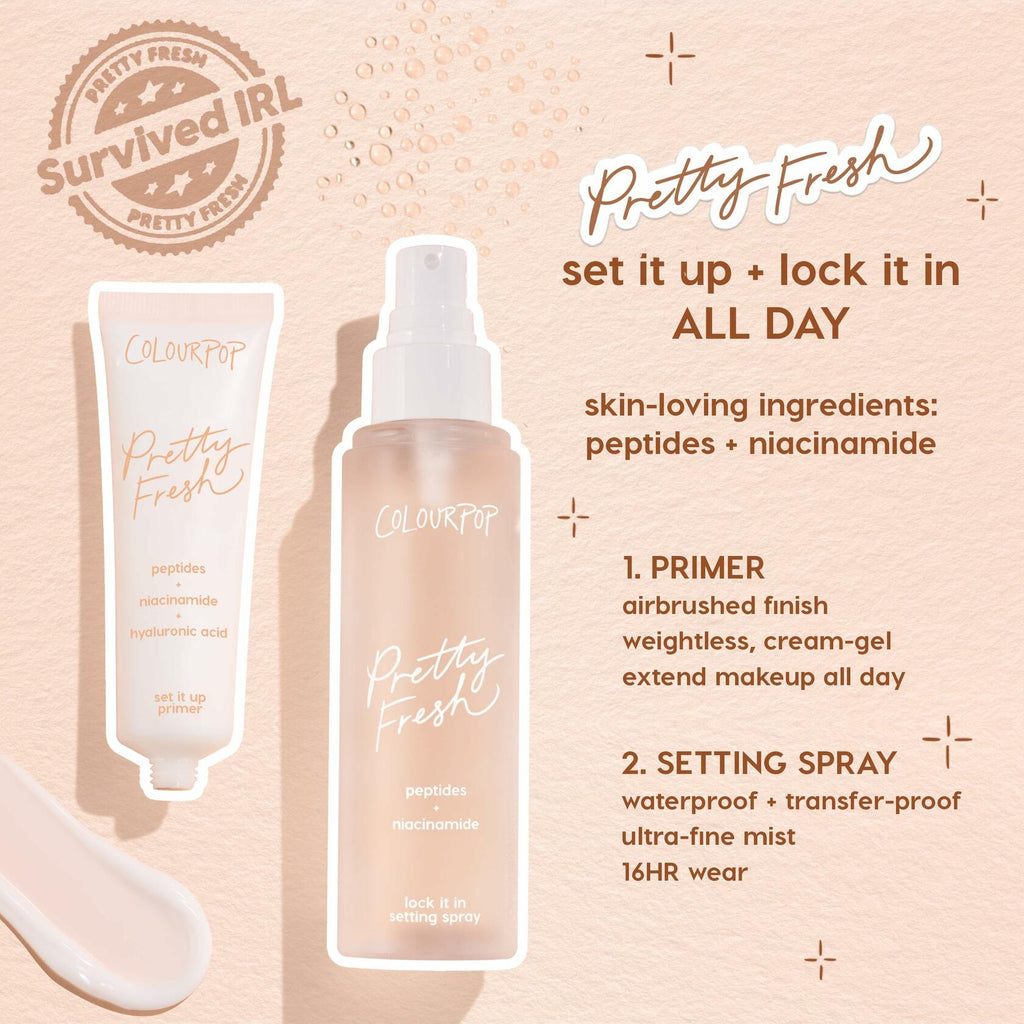 ColourPop Pretty Fresh Airbrush Makeup Primer - Hydrating, Gel-Cream Face Primer
