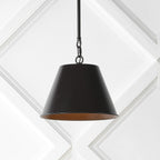 JONATHAN Y JYL7586A Harper 12" 1-Light Industrial Farmhouse Iron LED Pendant