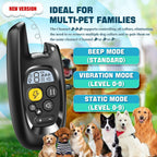 Dog Shock Collar with Remote Control- [Newly Upgraded] Dog Training Collar for