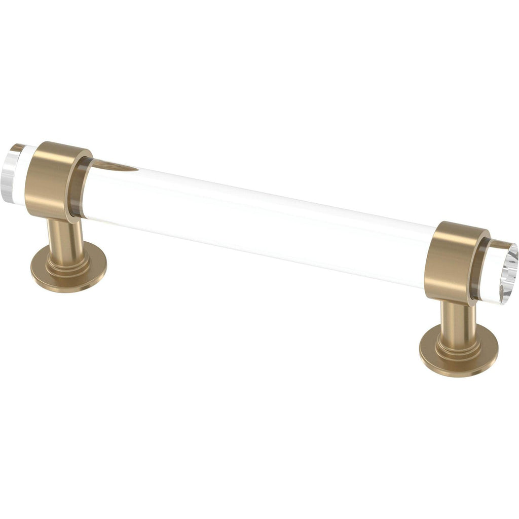 Franklin Brass Francisco Acrylic Bar (5-Pack) Gold Cabinet Handles 3-3/4' Hole