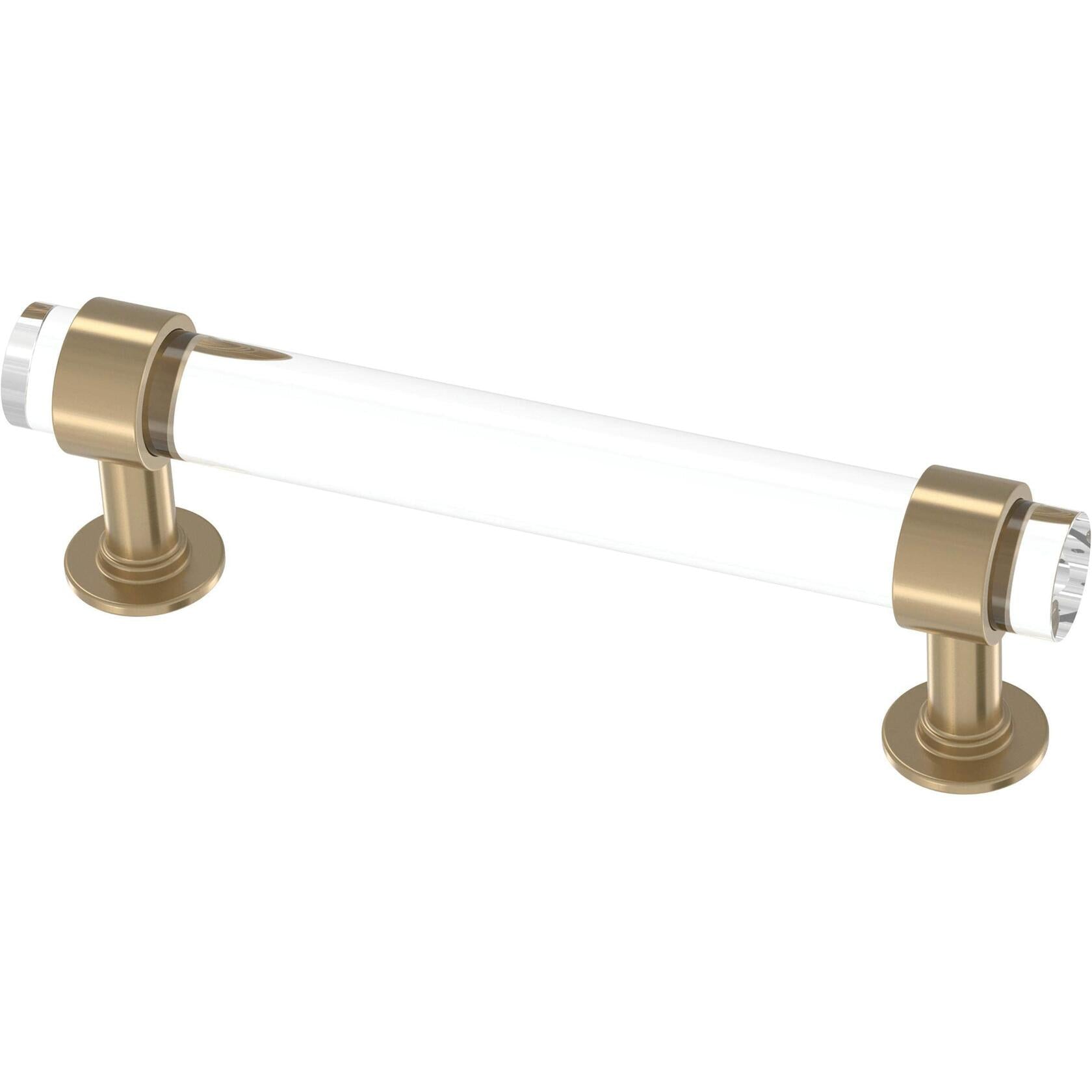 Franklin Brass Francisco Acrylic Bar (5-Pack) Gold Cabinet Handles 3-3/4' Hole