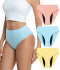 3 Pack Small SUNCHIRI Women's High Cut Incontinence Underwear, Washable