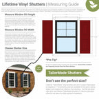 2 Packs Of 12 Ekena Millwork LVSL0012WB 3" Lifetime Vinyl Shutter-Lok's