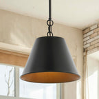 JONATHAN Y JYL7586A Harper 12" 1-Light Industrial Farmhouse Iron LED Pendant
