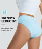 3 Pack Small SUNCHIRI Women's High Cut Incontinence Underwear, Washable