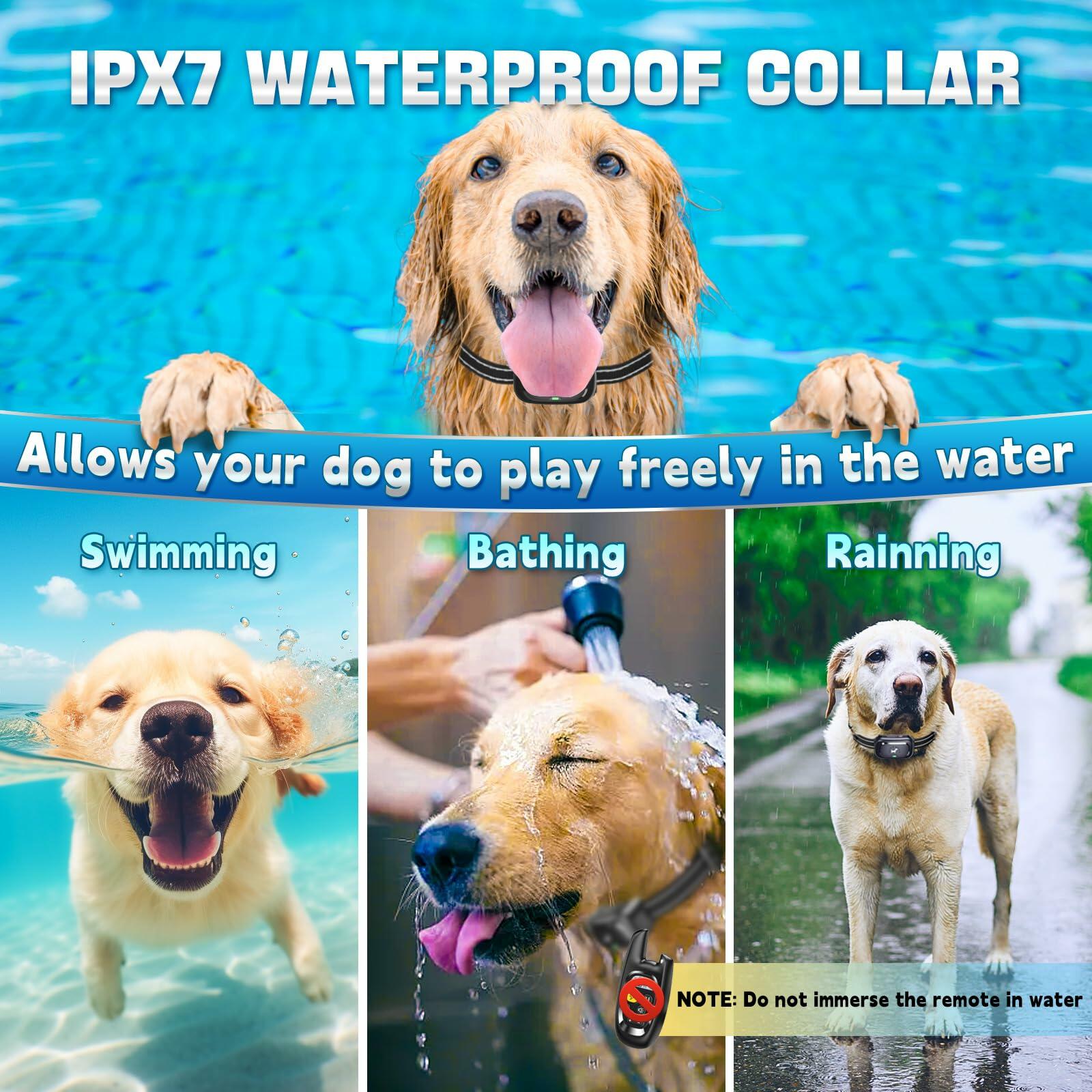 Dog Shock Collar with Remote Control- [Newly Upgraded] Dog Training Collar for