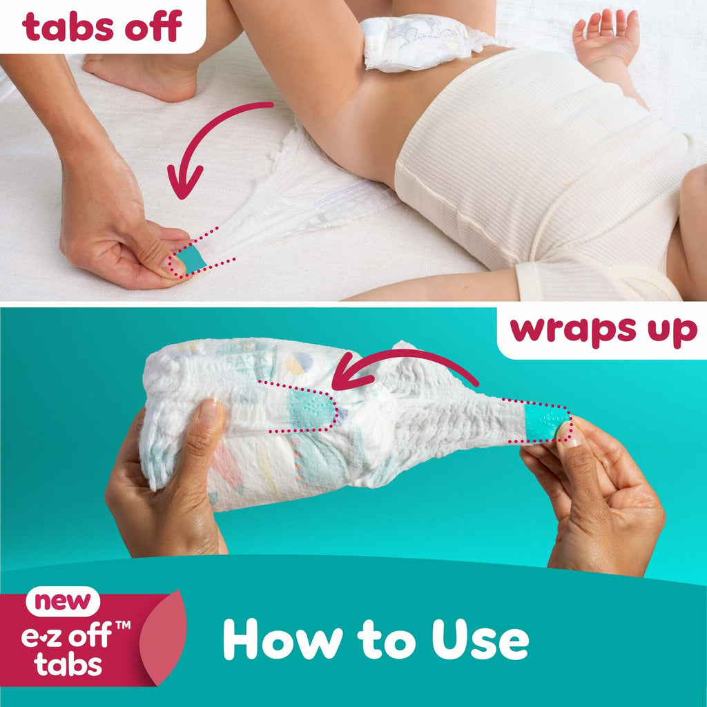 42 Count Pampers Diapers - Cruisers 360° - Size 4, up to 100% Leakproof Fit,