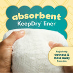 64 Count Pampers Swaddlers Diapers, Size 1 (8-14 lbs), Absorbent, Keeps Baby Dry