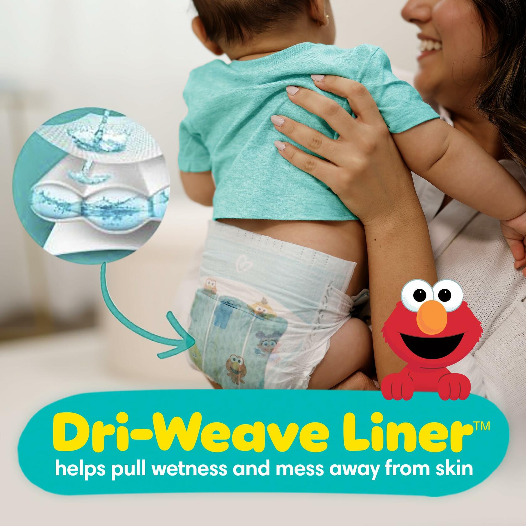 88 Count Pampers Diapers - Baby Dry - Size 1 Absorbent Disposable Infant Diaper