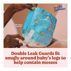 34 Count Huggies Little Swimmers Disposable Swim Diapers, Size 5-6 Large, Blue