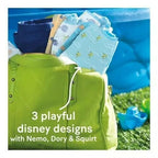 34 Count Huggies Little Swimmers Disposable Swim Diapers, Size 5-6 Large, Blue