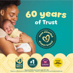 64 Count Pampers Swaddlers Diapers, Size 1 (8-14 lbs), Absorbent, Keeps Baby Dry