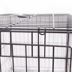 FOURPAW Durable,  35.6 x 22 x 24.5 Inches Foldable Metal Wire Dog Crate with