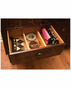 Bamboo Dresser Drawer Dividers - Set of Two (Natural) (4.25"H x .75"W x