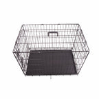 FOURPAW Durable,  35.6 x 22 x 24.5 Inches Foldable Metal Wire Dog Crate with