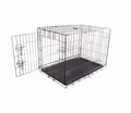 FOURPAW Durable,  35.6 x 22 x 24.5 Inches Foldable Metal Wire Dog Crate with