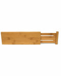 Bamboo Dresser Drawer Dividers - Set of Two (Natural) (4.25"H x .75"W x