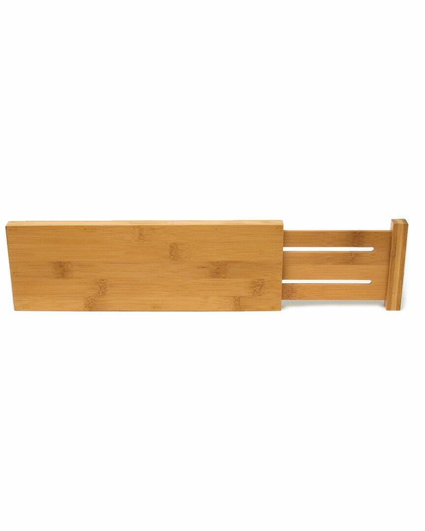 Bamboo Dresser Drawer Dividers - Set of Two (Natural) (4.25"H x .75"W x