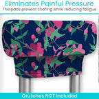 Vive Premium Crutch Pads & Hand Grips - Comfortable, Breathable, Machine