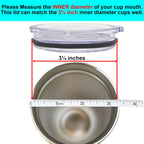 Wotermly Magslider Replacement Lid for 20 oz tumblers, Spill Proof Splash